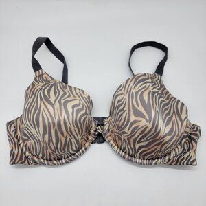 Vanity Fair Bra Fits You Perfectly Underwire‎ Full Figure Animal Print 38D